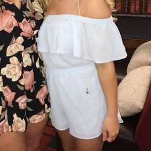 Light blue forever 21 romper. Size small.